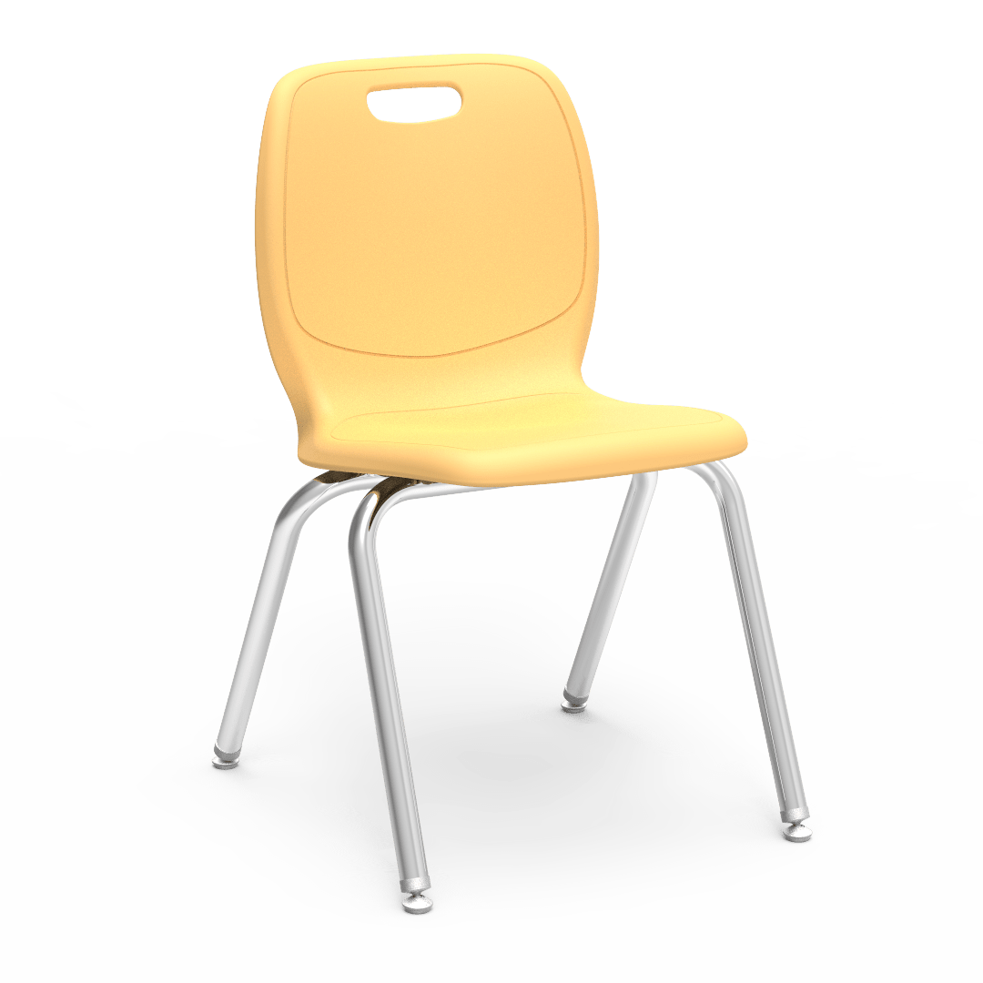 Virco N2 Series Ergonomic School Stack Chair - 18" Seat Height (Virco N218) - SchoolOutlet