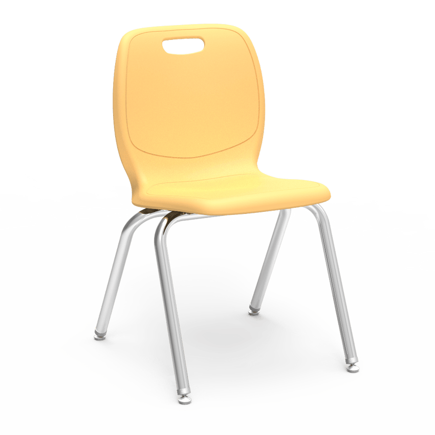 Virco N2 Series Ergonomic School Stack Chair - 18" Seat Height (Virco N218) - SchoolOutlet