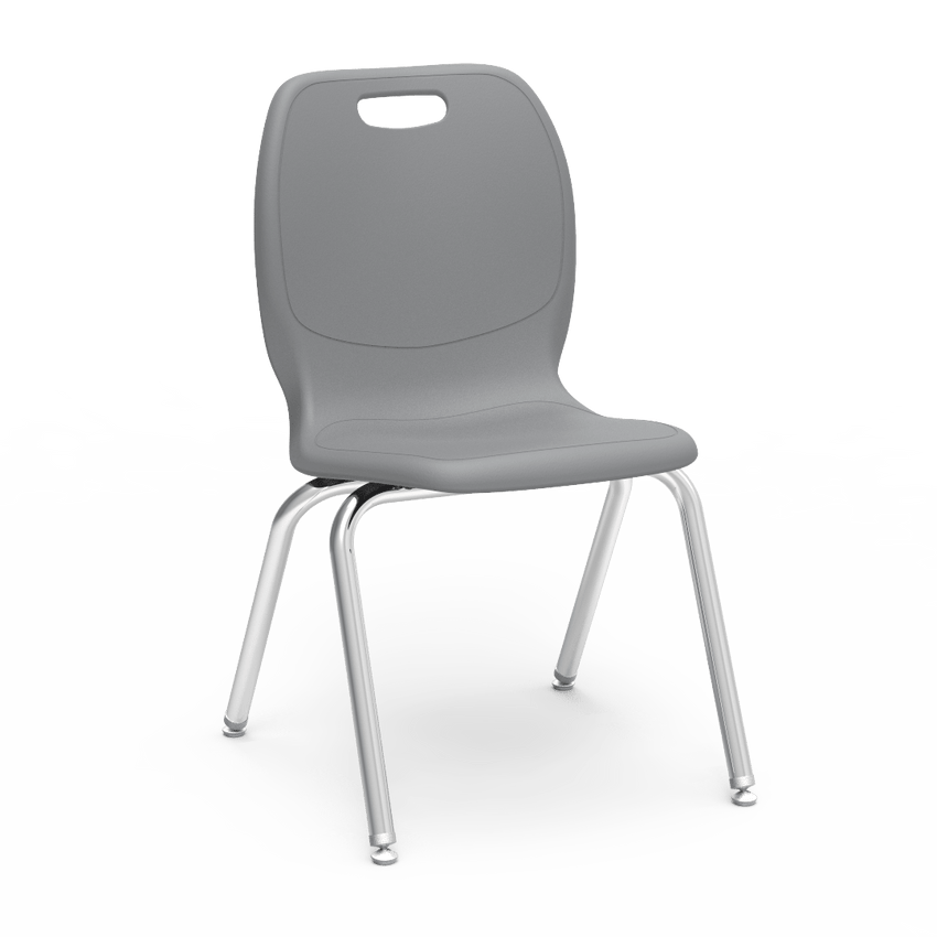 Virco N2 Series Ergonomic School Stack Chair - XL Seat - 18 1/4" Seat Height (Virco N218EL) - SchoolOutlet