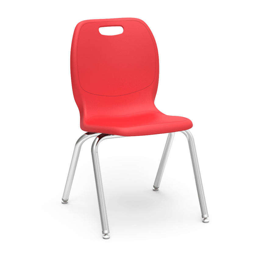 Virco N2 Series Ergonomic School Stack Chair - XL Seat - 18 1/4" Seat Height (Virco N218EL) - SchoolOutlet