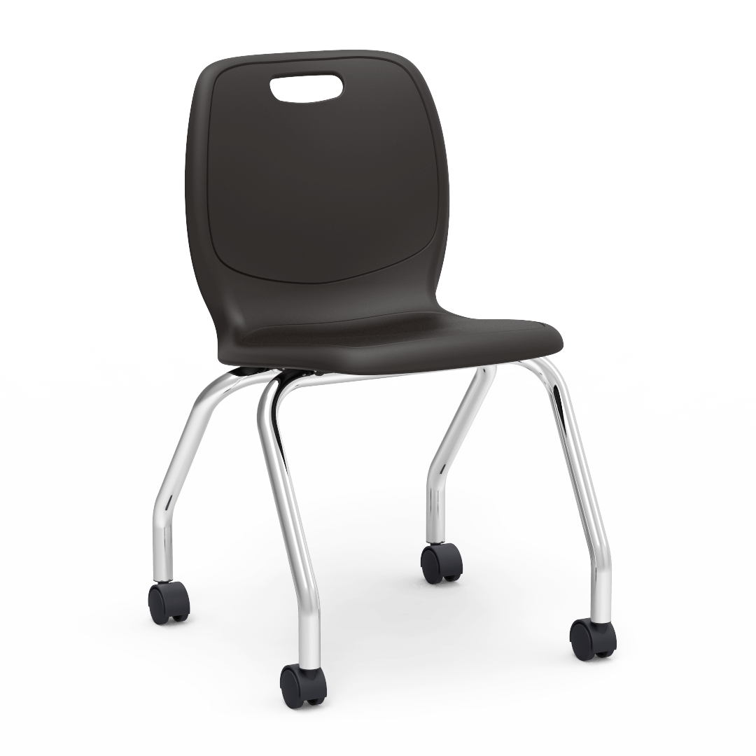 Virco N2 Series Mobile Task Chair - 18" Seat Height (Virco N250) - SchoolOutlet