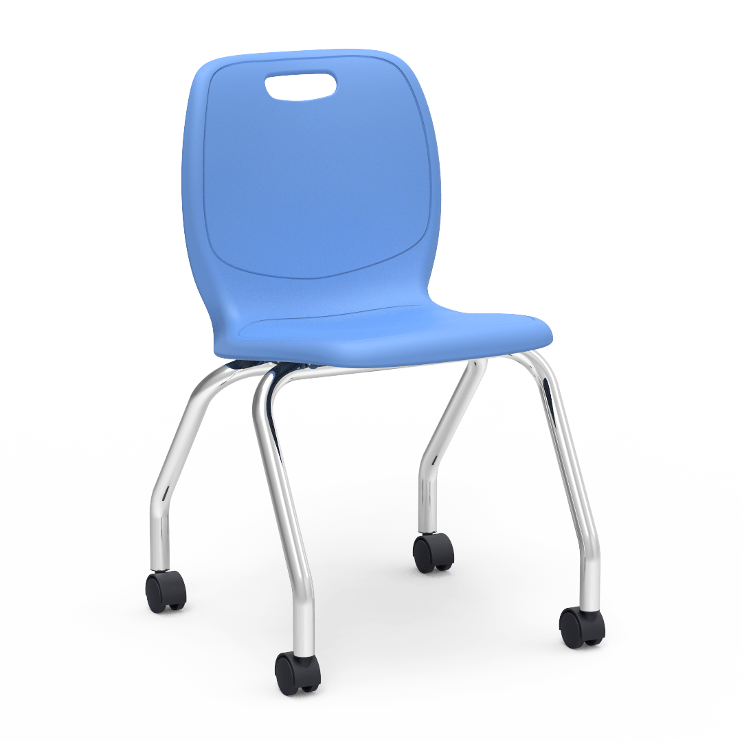 Virco N2 Series Mobile Task Chair - 18" Seat Height (Virco N250) - SchoolOutlet