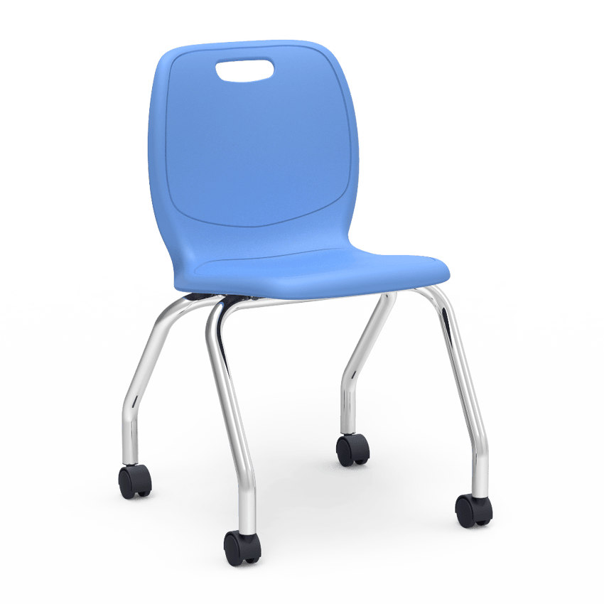 Virco N2 Series Mobile Task Chair - 18" Seat Height (Virco N250) - SchoolOutlet