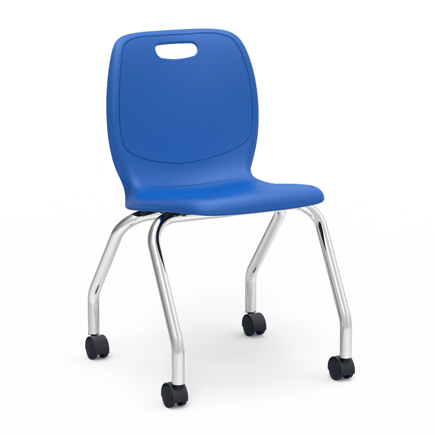 Virco N2 Series Mobile Task Chair - 18" Seat Height (Virco N250) - SchoolOutlet