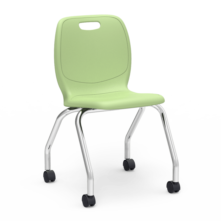 Virco N2 Series Mobile Task Chair - 18" Seat Height (Virco N250) - SchoolOutlet