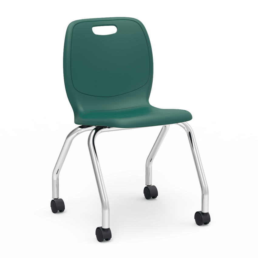 Virco N2 Series Mobile Task Chair - 18" Seat Height (Virco N250) - SchoolOutlet