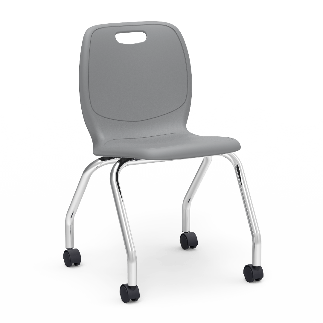 Virco N2 Series Mobile Task Chair - 18" Seat Height (Virco N250) - SchoolOutlet