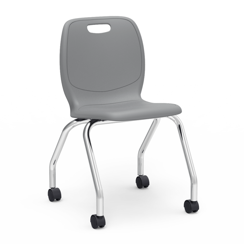 Virco N2 Series Mobile Task Chair - 18" Seat Height (Virco N250) - SchoolOutlet