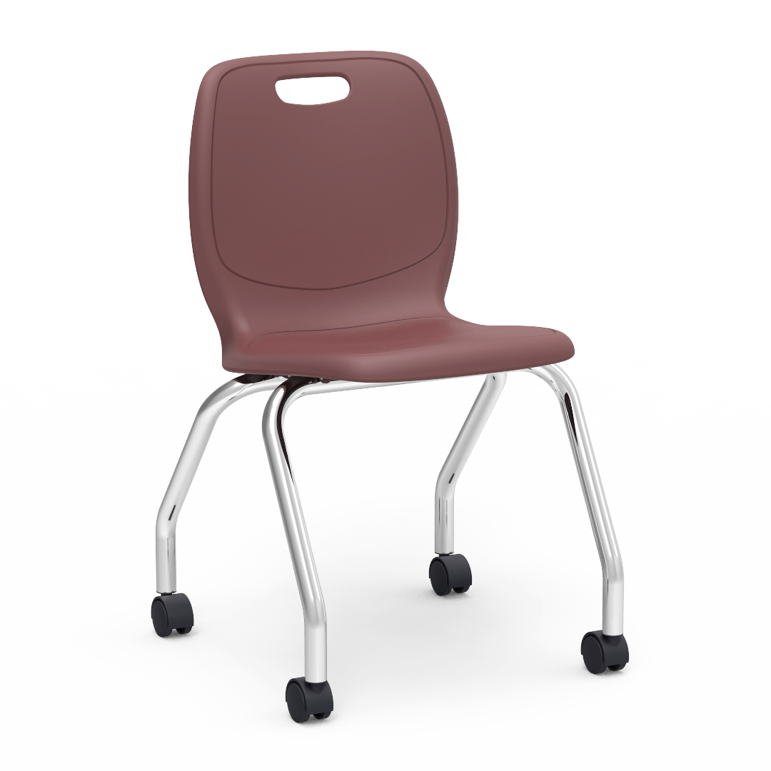 Virco N2 Series Mobile Task Chair - 18" Seat Height (Virco N250) - SchoolOutlet