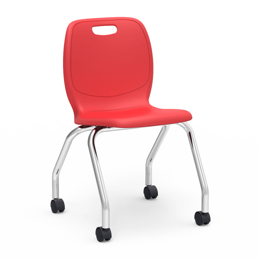 Virco N2 Series Mobile Task Chair - 18" Seat Height (Virco N250) - SchoolOutlet