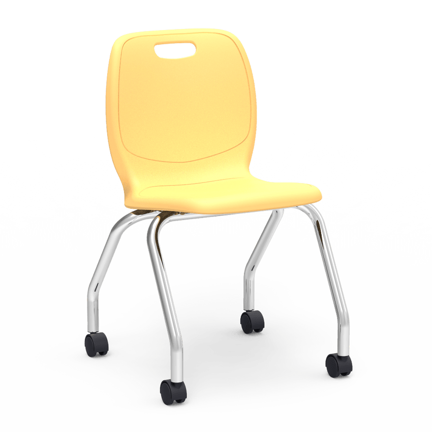 Virco N2 Series Mobile Task Chair - 18" Seat Height (Virco N250) - SchoolOutlet