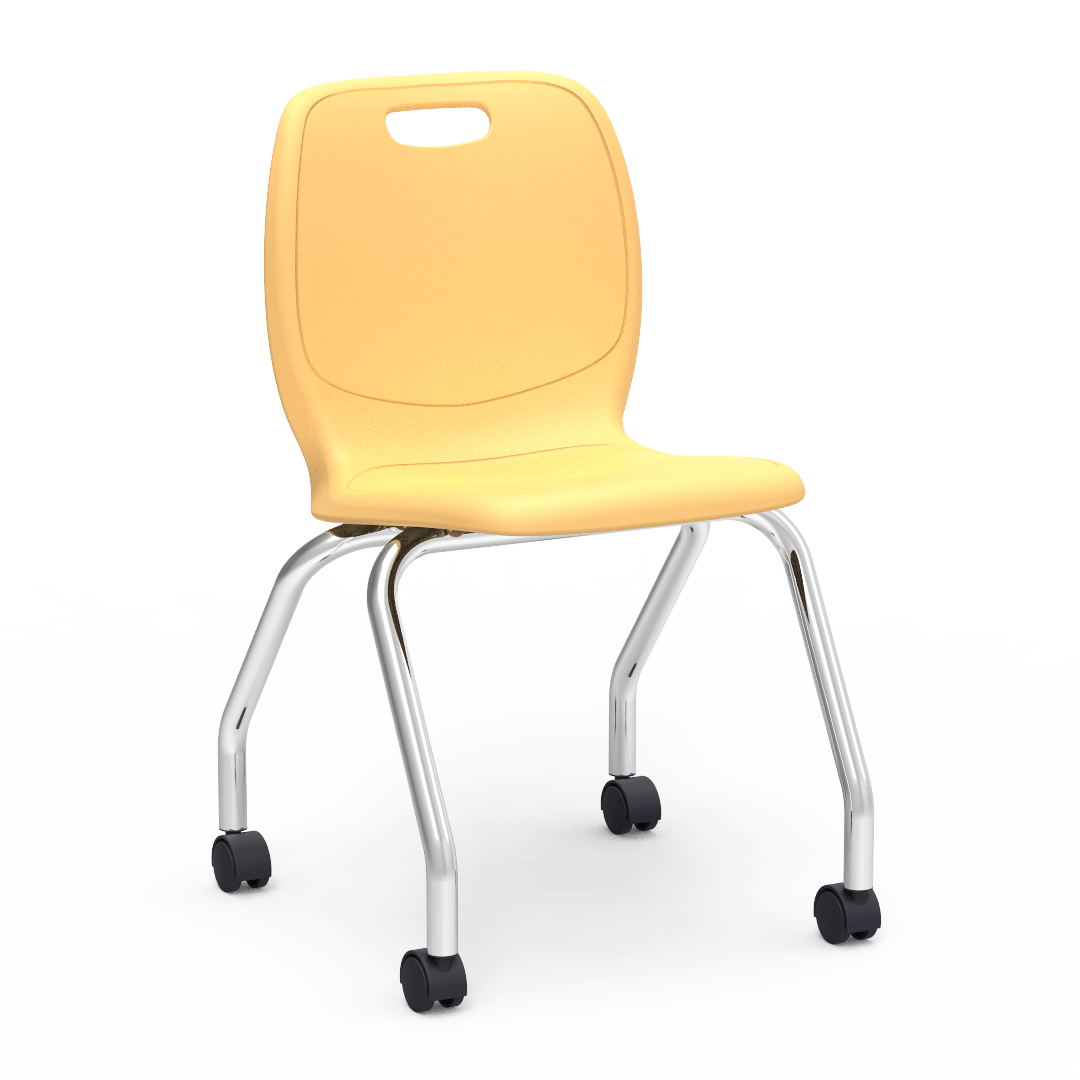 Virco N2 Series Mobile Task Chair - XL Seat (Virco N250EL) - SchoolOutlet