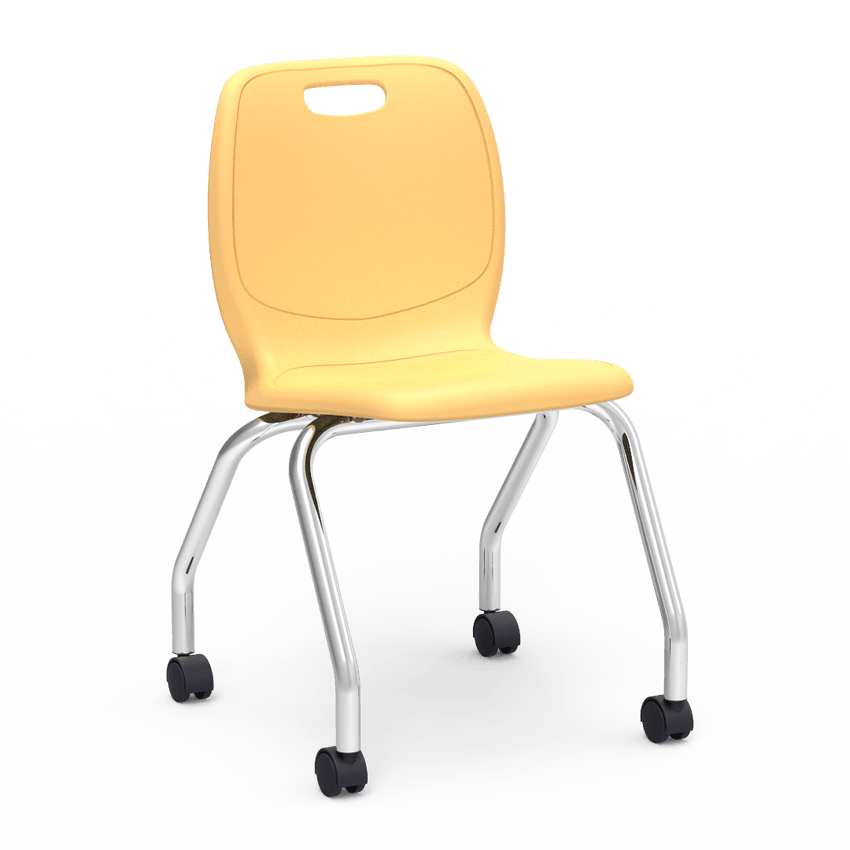 Virco N2 Series Mobile Task Chair - XL Seat (Virco N250EL) - SchoolOutlet