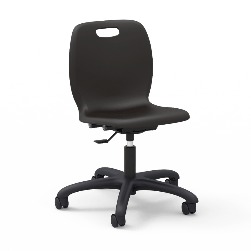 Virco N2 Series Height Adjustable Mobile Task Chair (Virco N260GC) - SchoolOutlet