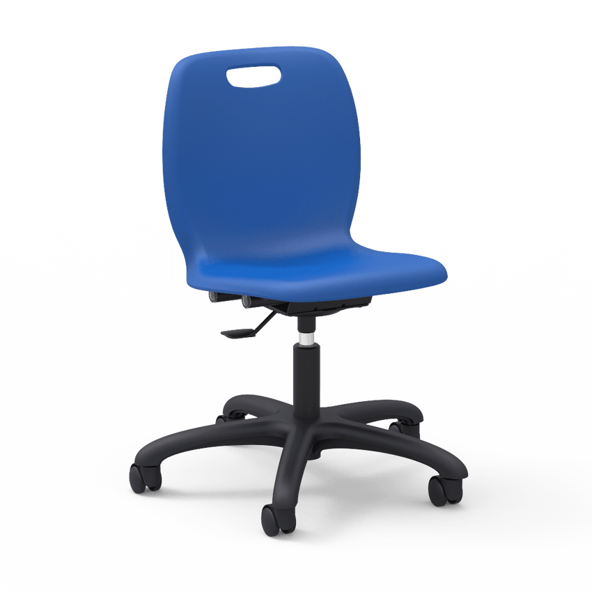 Virco N2 Series Height Adjustable Mobile Task Chair (Virco N260GC) - SchoolOutlet