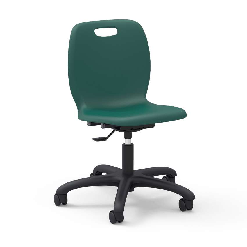 Virco N2 Series Height Adjustable Mobile Task Chair (Virco N260GC) - SchoolOutlet