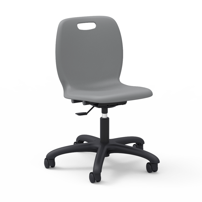 Virco N2 Series Height Adjustable Mobile Task Chair (Virco N260GC) - SchoolOutlet