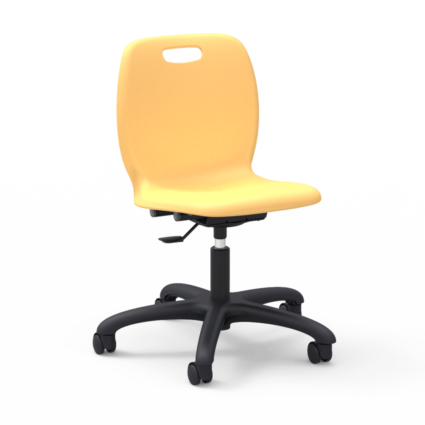 Virco N2 Series Height Adjustable Mobile Task Chair (Virco N260GC) - SchoolOutlet