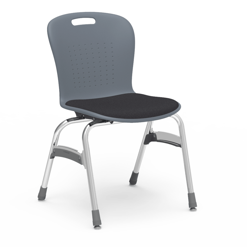 Virco SG418P - Sage Stack Chair - 18" Seat Height with Padded Upholstered Seat Cushion (Virco SG418P) - SchoolOutlet