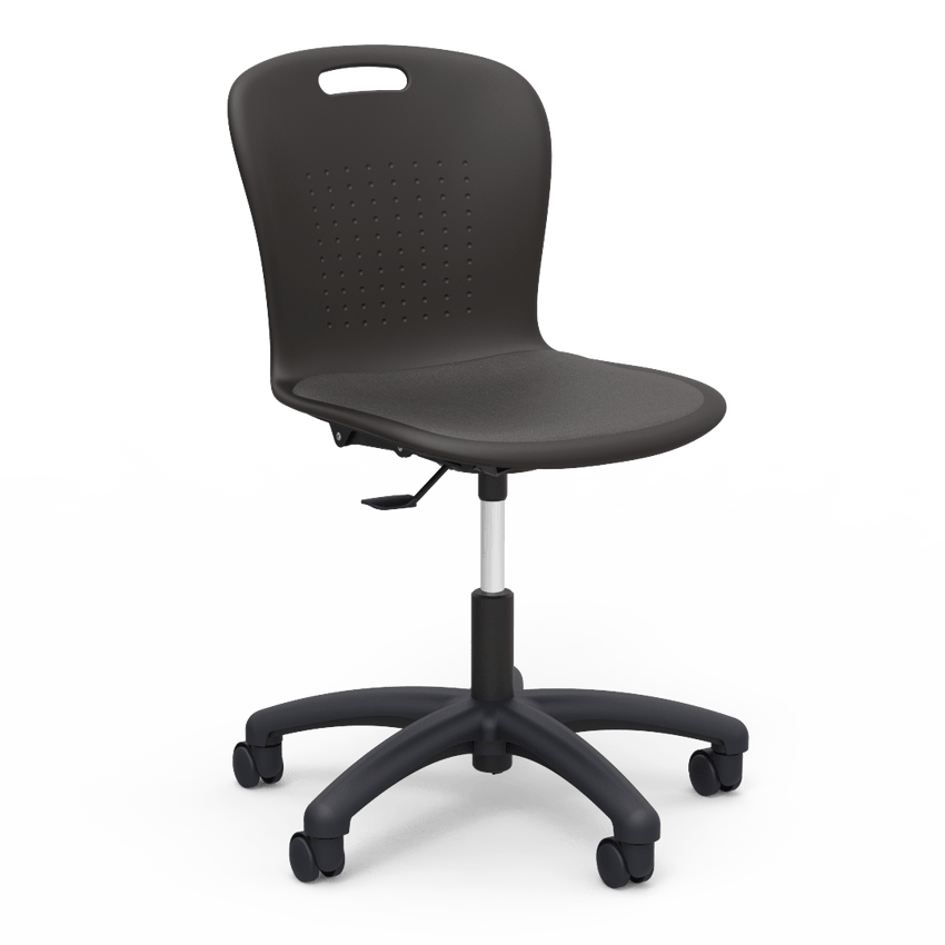 Virco SGTASK18P - Sage Series Task Chair - 18" Seat Height with Padded Upholstered Seat Cushion (Virco SGTASK18P) - SchoolOutlet