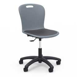 Virco SGTASK18P -  Sage Series Task Chair - 18" Seat Height with Padded Upholstered Seat Cushion (Virco SGTASK18P)