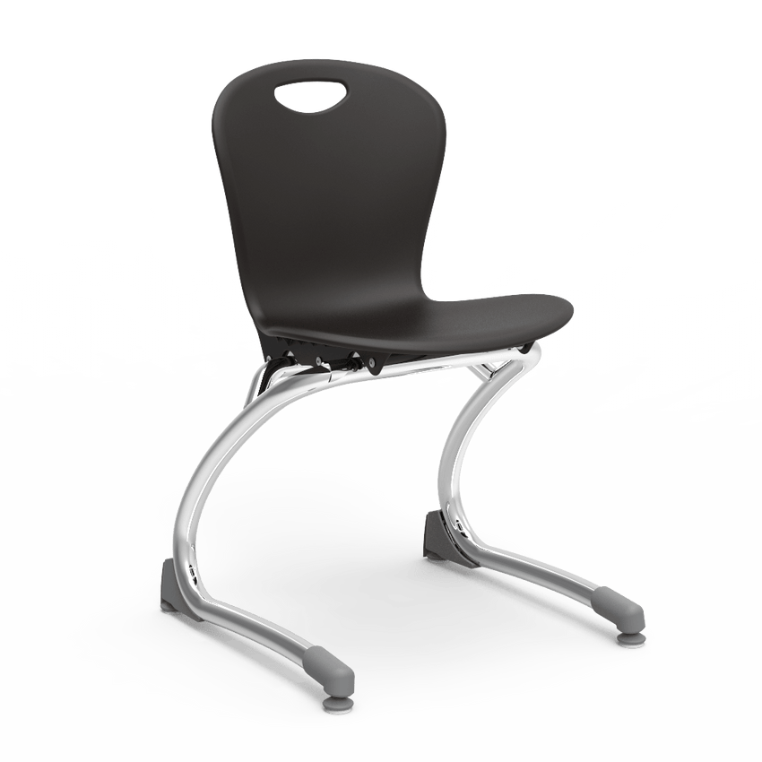 Virco ZCANT13 - Zuma Series Cantilevered Legged Ergonomic Chair, Contoured Seat/Back - 13" Seat Height (Virco ZCANT13) - SchoolOutlet