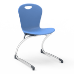 Virco ZCANT18 - Zuma Series Cantilevered Legged Ergonomic Chair, Contoured Seat/Back - 18