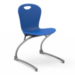 Virco ZCANT18 - Zuma Series Cantilevered Legged Ergonomic Chair, Contoured Seat/Back - 18
