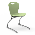 Virco ZCANT18 - Zuma Series Cantilevered Legged Ergonomic Chair, Contoured Seat/Back - 18