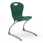 Virco ZCANT18 - Zuma Series Cantilevered Legged Ergonomic Chair, Contoured Seat/Back - 18