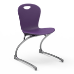 Virco ZCANT18 - Zuma Series Cantilevered Legged Ergonomic Chair, Contoured Seat/Back - 18