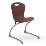 Virco ZCANT18 - Zuma Series Cantilevered Legged Ergonomic Chair, Contoured Seat/Back - 18