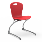 Virco ZCANT18 - Zuma Series Cantilevered Legged Ergonomic Chair, Contoured Seat/Back - 18