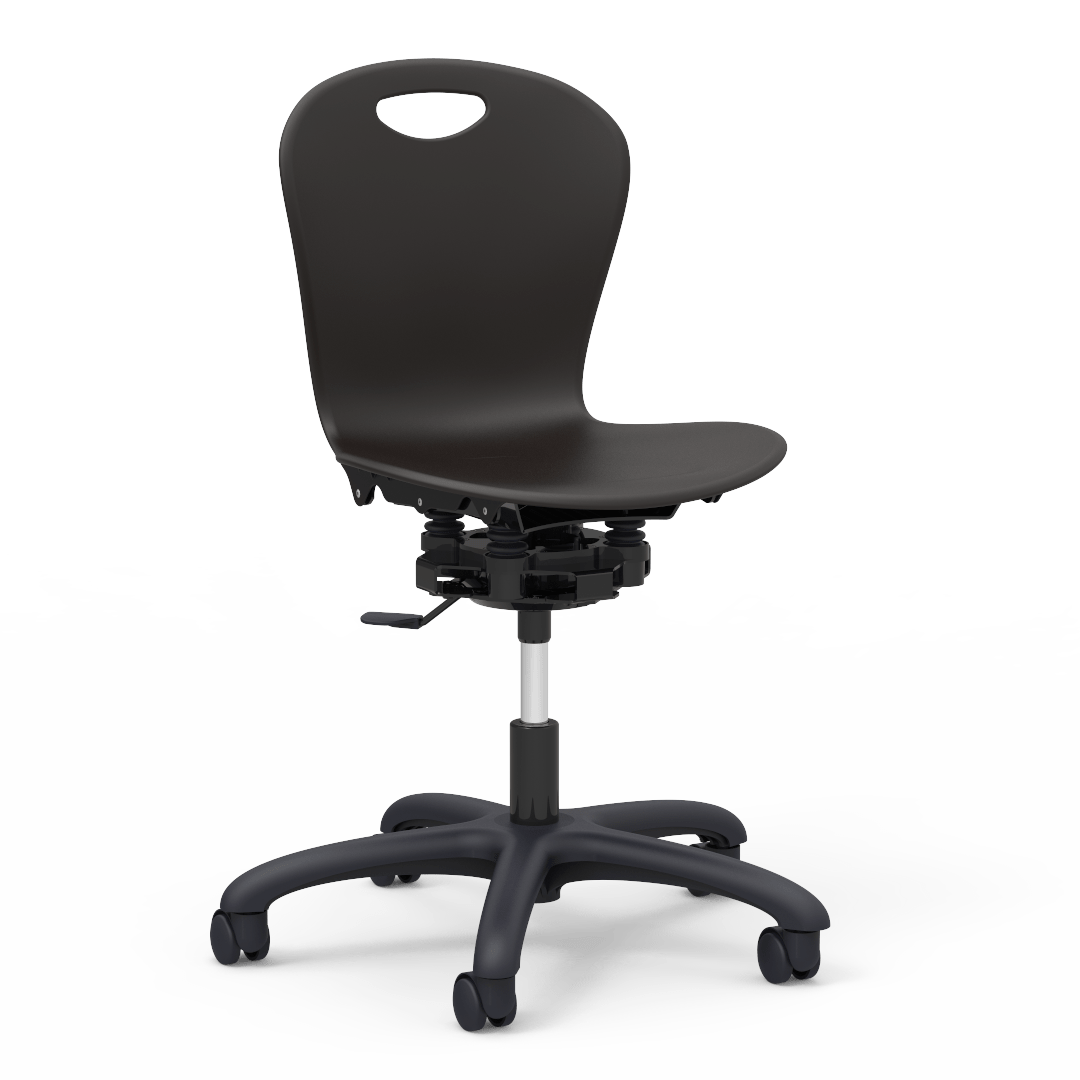 Virco ZR2MTASK18 - ZUMA Series 18" R2M Mobile Task Chair - 24-1/8"W x 24-1/8"D (Virco ZR2MTASK18) - SchoolOutlet