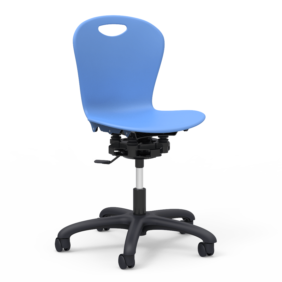 Virco ZR2MTASK18 - ZUMA Series 18" R2M Mobile Task Chair - 24-1/8"W x 24-1/8"D (Virco ZR2MTASK18) - SchoolOutlet