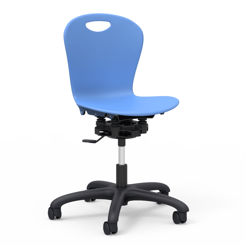 Virco ZR2MTASK18 - ZUMA Series 18" R2M Mobile Task Chair - 24-1/8"W x 24-1/8"D (Virco ZR2MTASK18) - SchoolOutlet