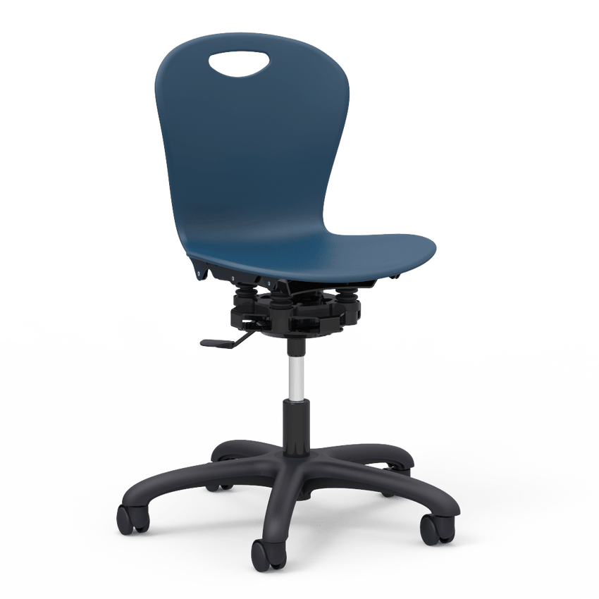 Virco ZR2MTASK18 - ZUMA Series 18" R2M Mobile Task Chair - 24-1/8"W x 24-1/8"D (Virco ZR2MTASK18) - SchoolOutlet