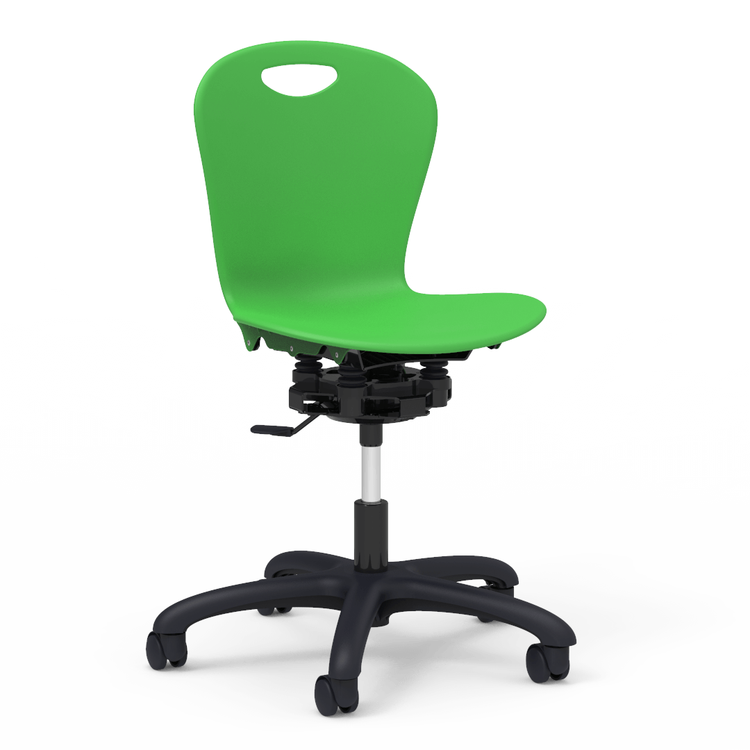 Virco ZR2MTASK18 - ZUMA Series 18" R2M Mobile Task Chair - 24-1/8"W x 24-1/8"D (Virco ZR2MTASK18) - SchoolOutlet