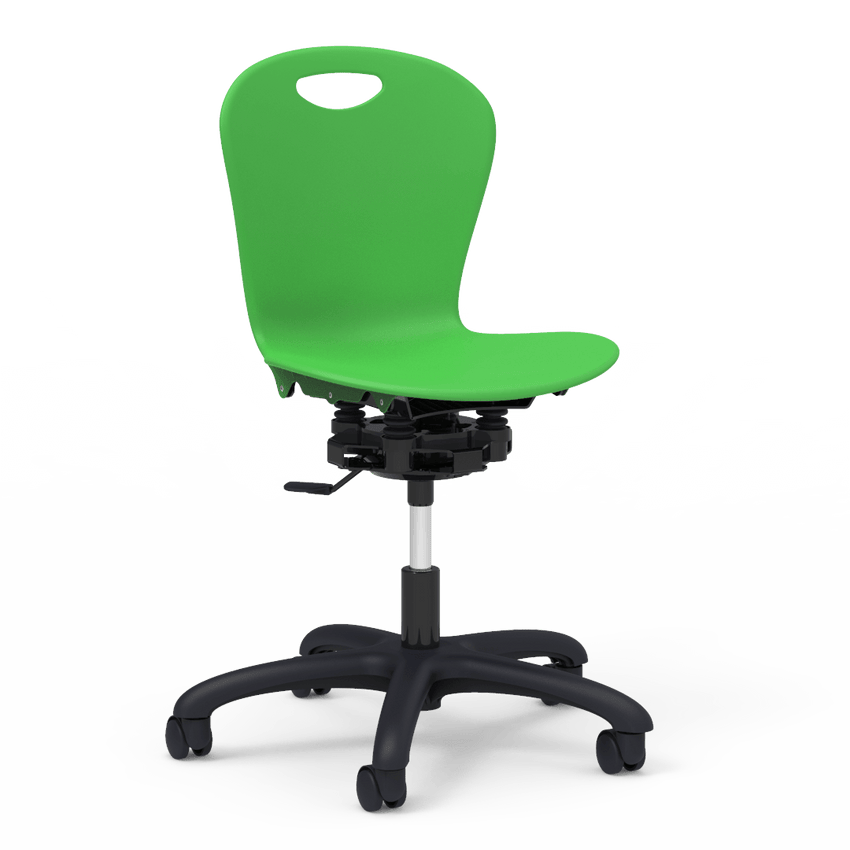 Virco ZR2MTASK18 - ZUMA Series 18" R2M Mobile Task Chair - 24-1/8"W x 24-1/8"D (Virco ZR2MTASK18) - SchoolOutlet