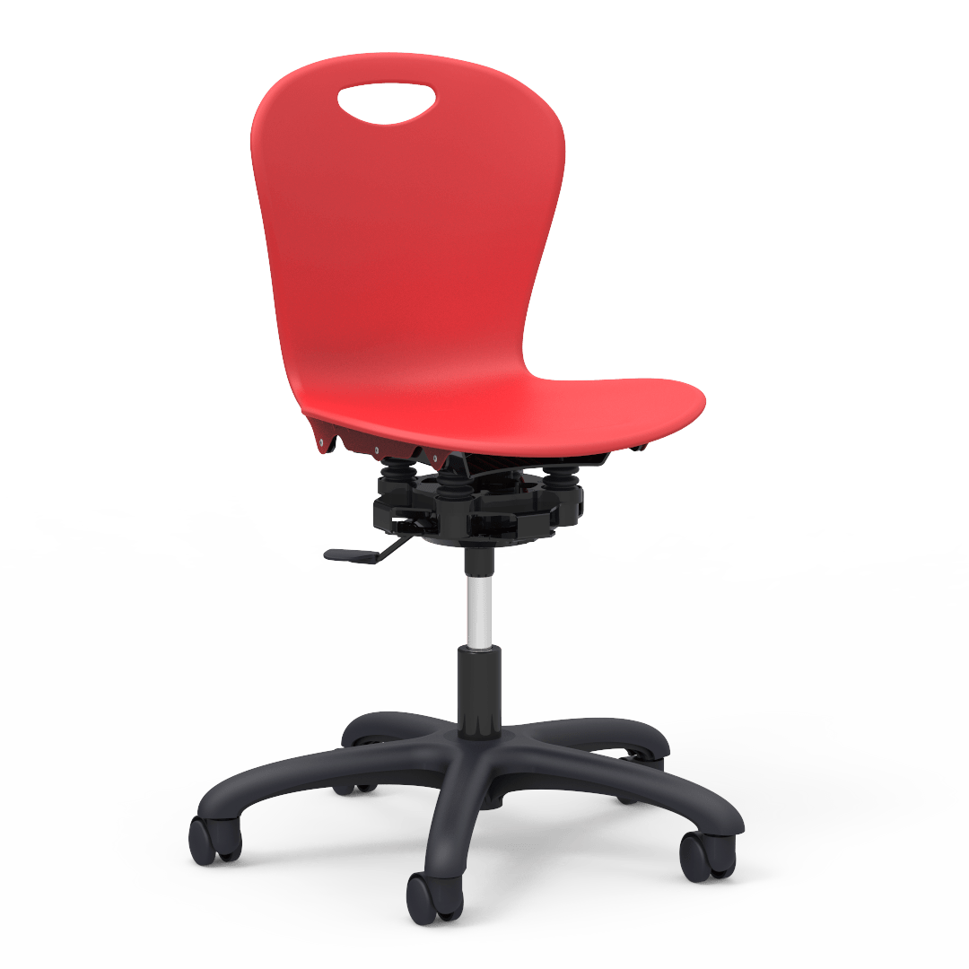 Virco ZR2MTASK18 - ZUMA Series 18" R2M Mobile Task Chair - 24-1/8"W x 24-1/8"D (Virco ZR2MTASK18) - SchoolOutlet