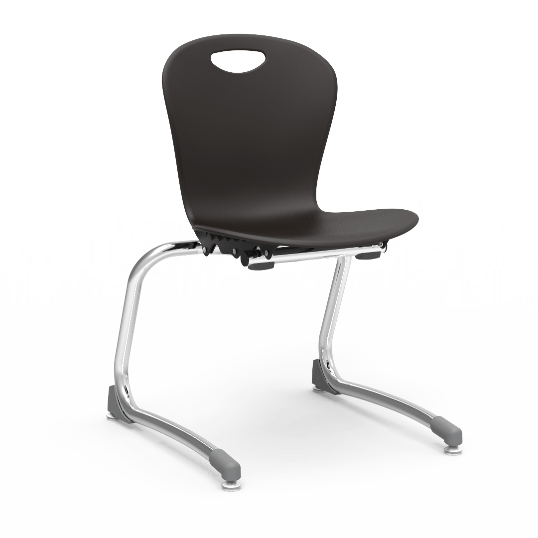 Virco ZSTCANT15 - Zuma Series Stacking Cantilever Chair, 15