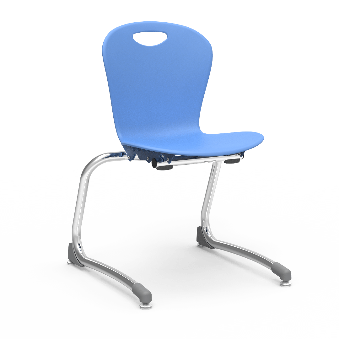 Virco ZSTCANT15 - Zuma Series Stacking Cantilever Chair, 15" Seat Height, 1st - 4th Grade (Virco ZSTCANT15) - SchoolOutlet