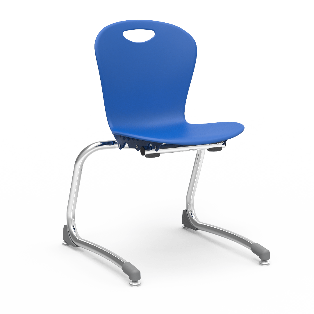 Virco ZSTCANT15 - Zuma Series Stacking Cantilever Chair, 15" Seat Height, 1st - 4th Grade (Virco ZSTCANT15) - SchoolOutlet