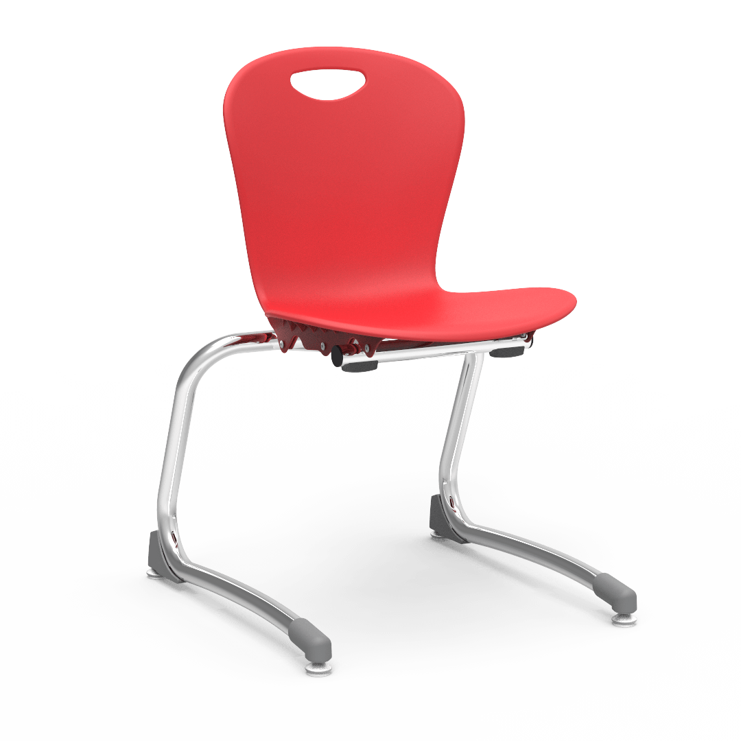 Virco ZSTCANT15 - Zuma Series Stacking Cantilever Chair, 15" Seat Height, 1st - 4th Grade (Virco ZSTCANT15) - SchoolOutlet