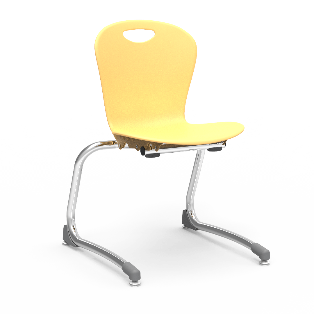 Virco ZSTCANT15 - Zuma Series Stacking Cantilever Chair, 15" Seat Height, 1st - 4th Grade (Virco ZSTCANT15) - SchoolOutlet