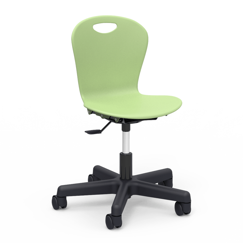 Virco ZTASK15 - Zuma Series Mobile Task Chair with Wheels - Seat adjusts 14" - 17" (Virco ZTASK15) - SchoolOutlet