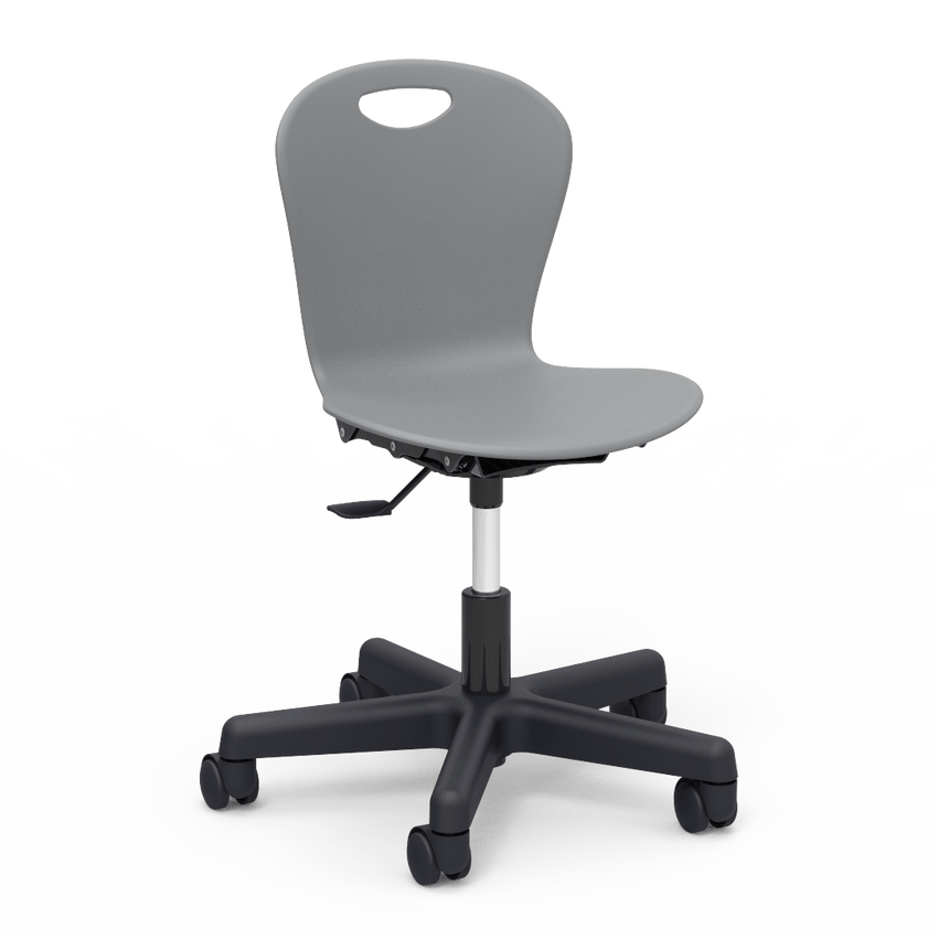 Virco ZTASK15 - Zuma Series Mobile Task Chair with Wheels - Seat adjusts 14" - 17" (Virco ZTASK15) - SchoolOutlet