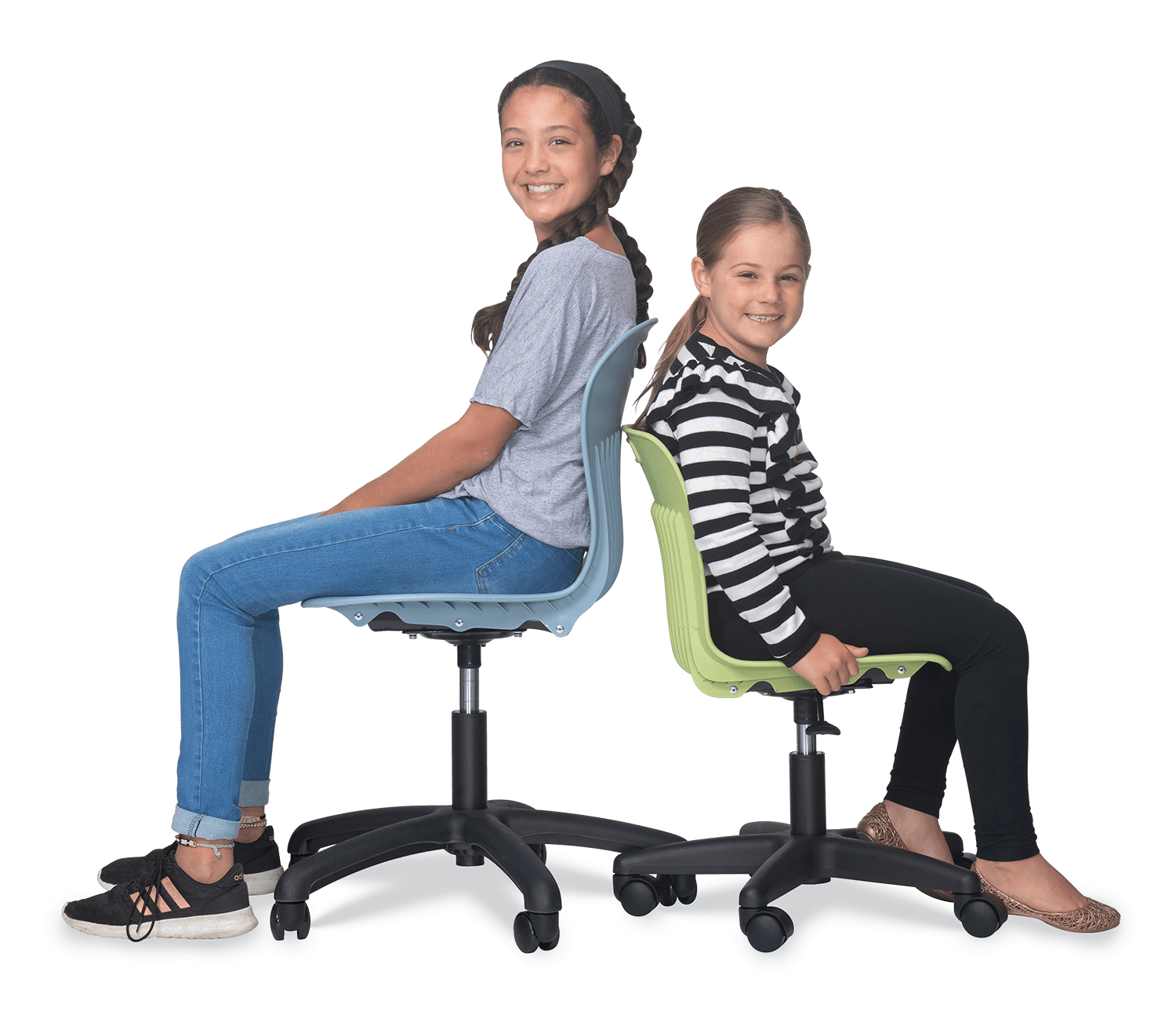 Virco ZTASK15 - Zuma Series Mobile Task Chair with Wheels - Seat adjusts 14" - 17" (Virco ZTASK15) - SchoolOutlet