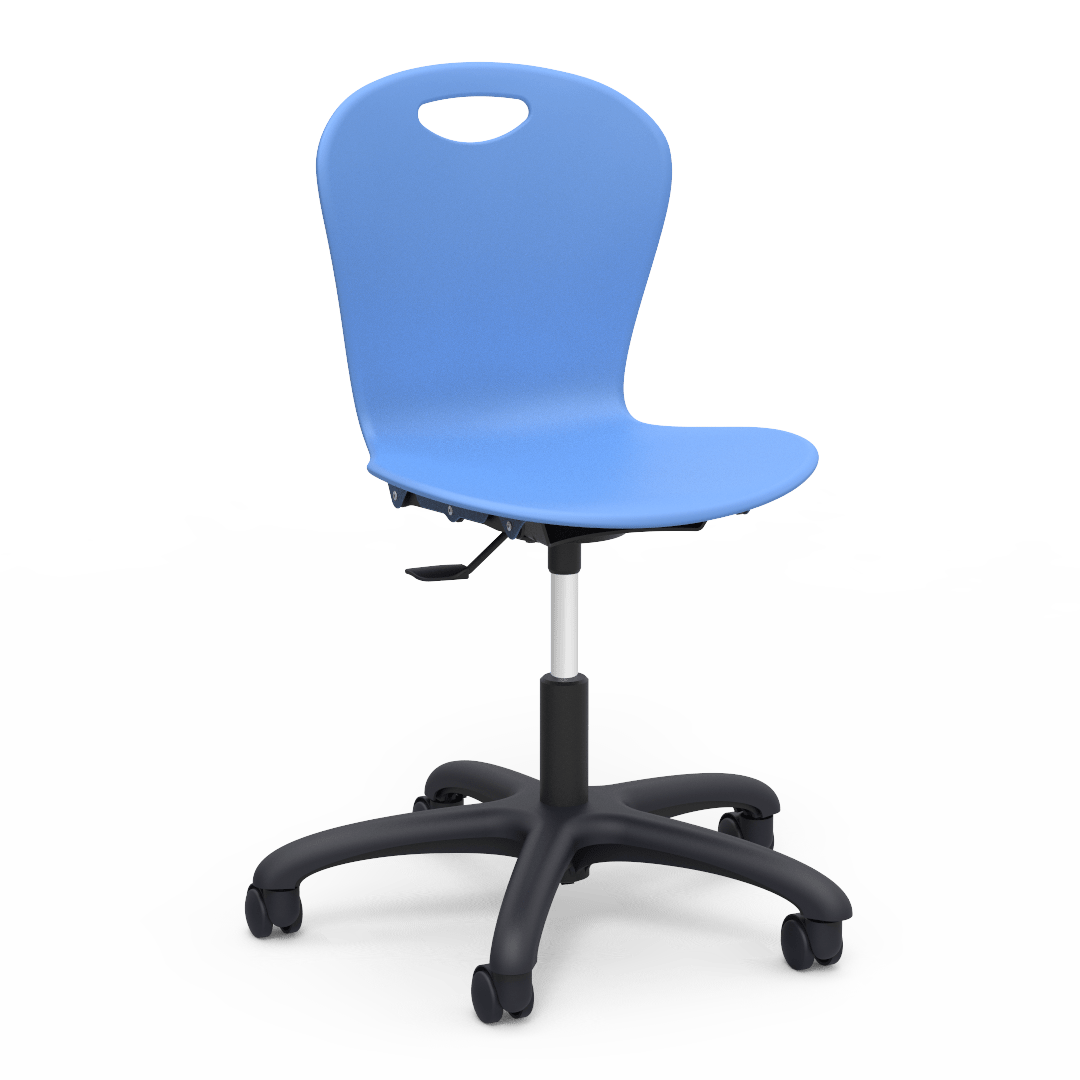 Virco ZTASK18 - Zuma Series Mobile Task Chair with Wheels (Virco ZTASK18) - SchoolOutlet