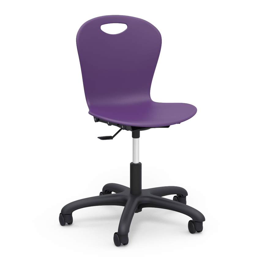 Virco ZTASK18 - Zuma Series Mobile Task Chair with Wheels (Virco ZTASK18) - SchoolOutlet